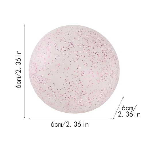 Nee Doh Snowball Stress Relief Squishy Toys, Squeeze&Play Sensory Fidget Toys for Adults Anxiety Relief Slow Rise Portable Desk Toys, Easter Basket Stuffers Birthday Gifts thumbnail 3