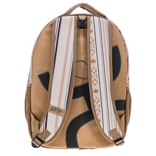 HOOEY Recess 25L Backpack - Durable Lightweight Daypack for Travel, Gym, & Outdoor Use - Spacious Main Compartment, Laptop Sleeve, Stylish Unisex Design (Cream/Tan Serape) thumbnail 2