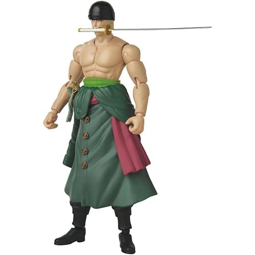 ANIME HEROES - One Piece - Roronoa Zoro Three Sword Style Action Figure | One Piece 6 Inch Action Figure Anime Heroes - Roronoa Zoro Three Sword Style thumbnail 8