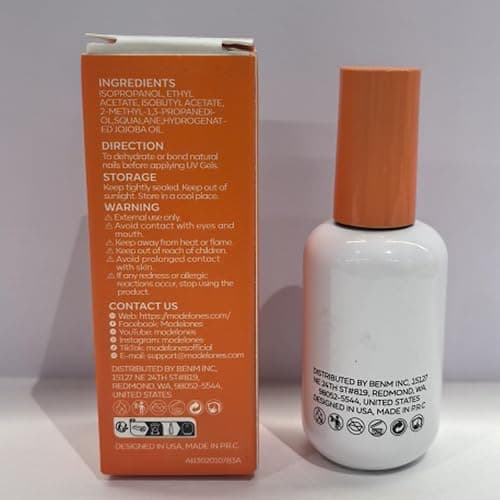 modelones Nail Dehydrator and Primer Base Coat, 3-in-One HEMA-Free Nourishing Prep for Acrylic & Gel Nails, Supports Growth thumbnail 9