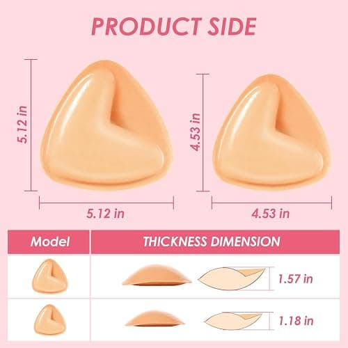 Boomba Invisible Lift Inserts Double-Sided Sticky Bra Ultra Push Up Bra Inserts Suitable for Different Occasions thumbnail 6