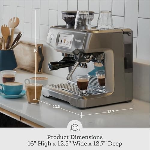 Breville Barista Touch Espresso Machine BES880BSS, Brushed Stainless Steel thumbnail 4