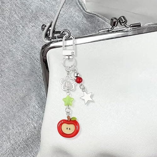 DAMOWANG 2pcs Fruit Key Chains Women Cute Keychains Stylish Key Chain Phone Charm Bag Charms Womens Keychain Accessories thumbnail 5