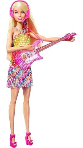 Barbie Big City, Big Dreams Singing Barbie “Malibu” Roberts Doll (11.5-Inch Blonde) with Music, Light-Up Feature, & Accessories, Gift for 3-7 Years, GYJ21 - Image 1