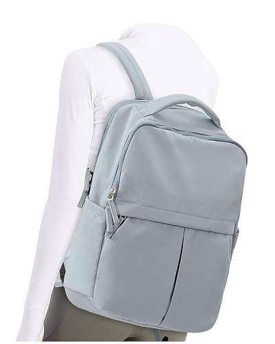suratio Laptop Backpack for Women Large Travel Backpack for Men Gym Work Teacher Backpack with Laptop Compartment Casual Daypack Backpacks Blue - Image 1