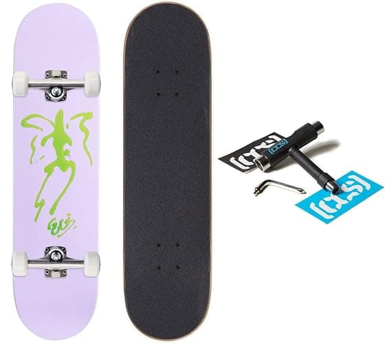 [CCS] Skateboard Complete | Maple Wood | Professional Grade | Fully Assembled with Skate Tool & Stickers | Adults, Kids, Teens, Youth | Boys & Girls - Image 1