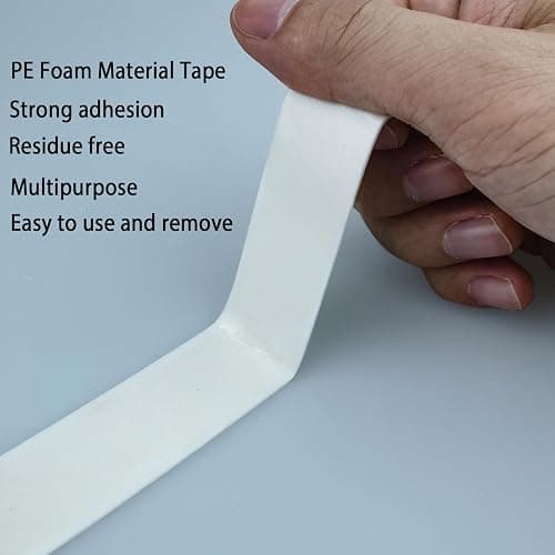 3M Double Sided Tape 1in x 16.5ft, Mounting Tape Heavy Duty, Removeable PE Foam Tape Strips, Strong Adhesive Tape Waterproof Free Damage for Paint Wall Picture Hanging Poster thumbnail 3