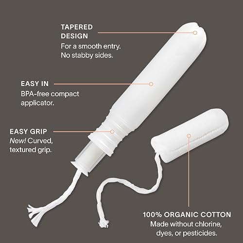 Cora Organic Cotton Tampons Multipack (18 Regular, 18 Super Tampons) thumbnail 10