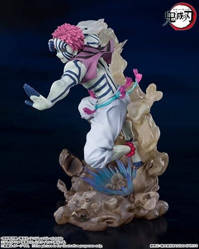TAMASHII NATIONS - Demon Slayer: Kimetsu no Yaiba - Akaza Upper Three, Bandai Spirits FiguartsZERO Collectible Statue thumbnail 4