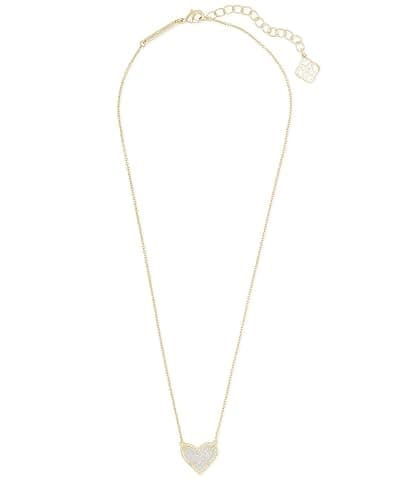 Kendra Scott Ari Heart Adjustable Length Pendant Necklace for Women, Fashion Jewelry thumbnail 2