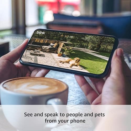 Blink Outdoor 4 – Wireless smart security camera, two-year battery life, 1080p HD day and infrared night live view, two-way talk. Sync Module Core included – 3 camera system thumbnail 3