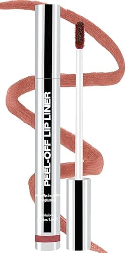 TENGLONG Peel Off Lip Liner Stain, Long Lasting Matte Lip Tattoo Makeup, Smudge-Proof, Highly Pigmented Color, Transfer-Proof, Waterproof, Suitable for All Skin Types, Rose Pink - Image 1