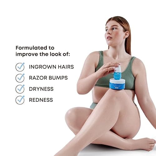 Bushbalm Ingrown Hair Exfoliating Scrub - Reduces Appearance of Ingrown Hairs and Razor Bumps, Soothes Skin and Post-Shave Redness - Nude, 236 ml thumbnail 8