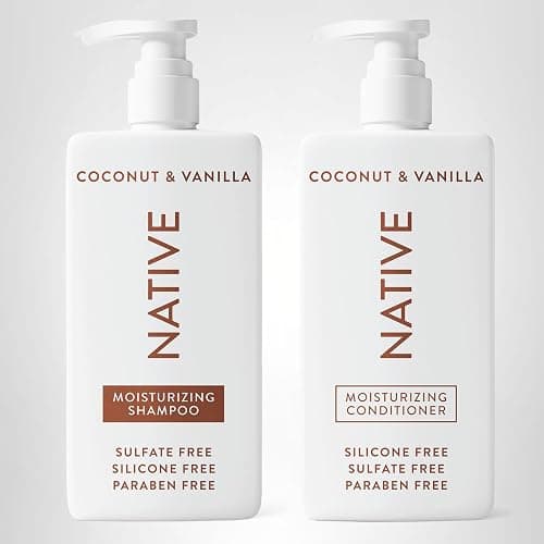 Native Coconut & Vanilla Shampoo and Conditioner Contain Naturally Derived Ingredients | All Hair Types, Color & Treated, Fine to Dry Damaged, Sulfate & Dye Free - 2-Pack thumbnail 14