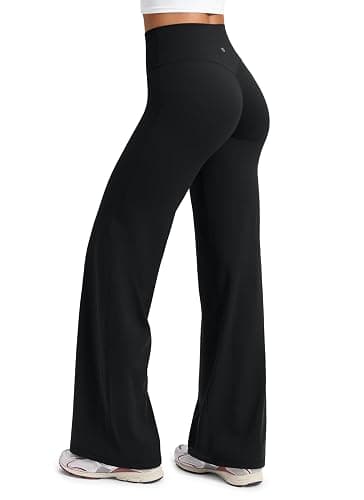 CRZ YOGA Softretch Wide Leg Pants 28"/30"/32" | No Front Seam, Ultimate Comfort, Next to Skin, Yoga, Casual, High Waisted, for Women - Image 1
