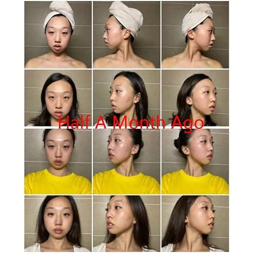 Gua Sha MassagegeräT, Jade Roller Set, Natü Rliche Jaderolle, Gesichts FüR Anti-Aging-Falten, Schlankheit Und Straffung Gesicht, Gesichtsroller Gesichtsmassage (Jade Roller Set-1) thumbnail 4