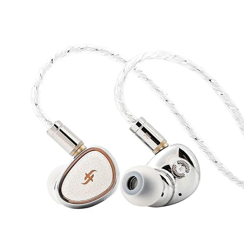 Linsoul SIMGOT EA1000 Fermat 10mm Dynamic Driver in Ear Monitor, HiFi in Ear Earphone IEM, Wired Gaming Earbud, with Silver-Plated OFC Cable for Musician Audiophile - Image 1