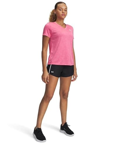 Under Armour Women's Tech Play Up Shorts - Medium - (002) Black / / White thumbnail 5