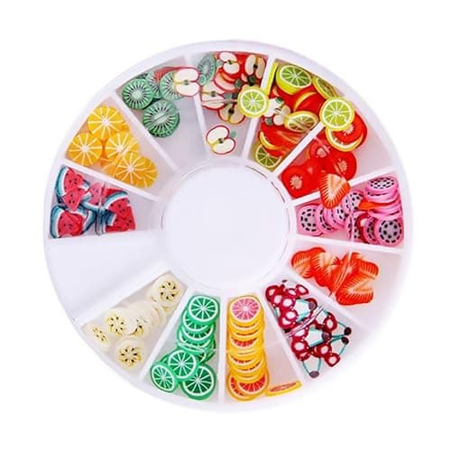 DECORA 8 Cases of Fruit Cake Flower Animal Slices Perfect for Sticking to Slime, DIY Crafts, Nail Art and Decoration thumbnail 3