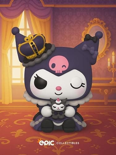 Funko Pop! Animation: Hello Kitty - Kuromi Winking in Royal Outfit (Chase Variant) Exclusive Vinyl Figure Bundled with Box Protector thumbnail 2
