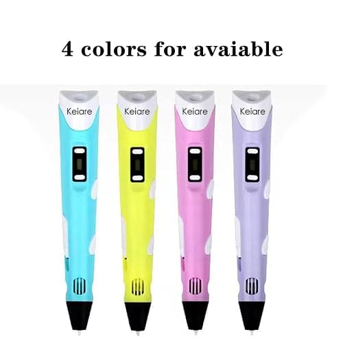 Keiare 3D Pen for Kids with Stencil Book Upgrade 3D Printing Pen Stylo 3D Drawing Pen 3D Printer Pen Creative 3D Writing Pen Fun Toys for Kids Include 12 Colors PLA Filament Refills with Charger thumbnail 8