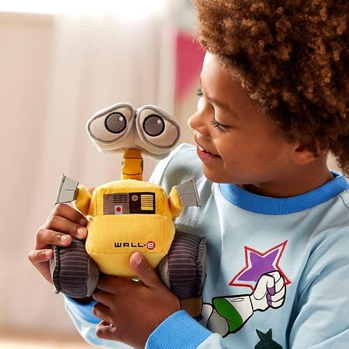 Disney Store Official Wall-E Medium Soft Toy for Kids, Cuddly Character with Fuzzy Texture and Embroidered Details, Print Panel, Disney Plushy Suitable for All Ages thumbnail 2