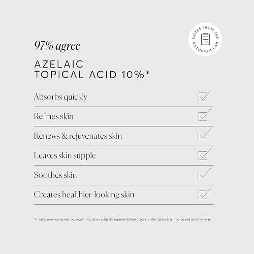 Azelaic Topical Acid 10% from Naturium - Face & Skin Care Beauty Treatment with Niacinamide & Vitamin C, 1 oz thumbnail 3