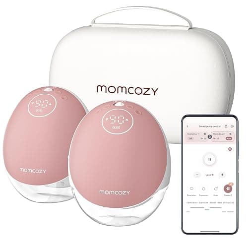 Momcozy M9 Wearable Pump: App-Enabled, Multi-Modes & 15 Levels Personalized Pumping for The Modern Mom - Image 1