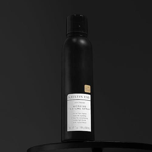Kristin Ess Dry Texture Hair Spray for Women | Professional Salon | Light Hold Texturizing Styler + Volumizing Hairspray for Curls, Waves + Fine Hair | Soft Matte Finishing | Fresh Pear Fragrance, 7oz thumbnail 5