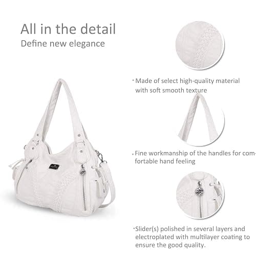 NICOLE & DORIS Woman Shoulder Bag Casual Crossbody Bag Shopper Soft PU Leather Handbag for Ladies Fashion Hobo Bag Large Capacity Tote Bag thumbnail 7
