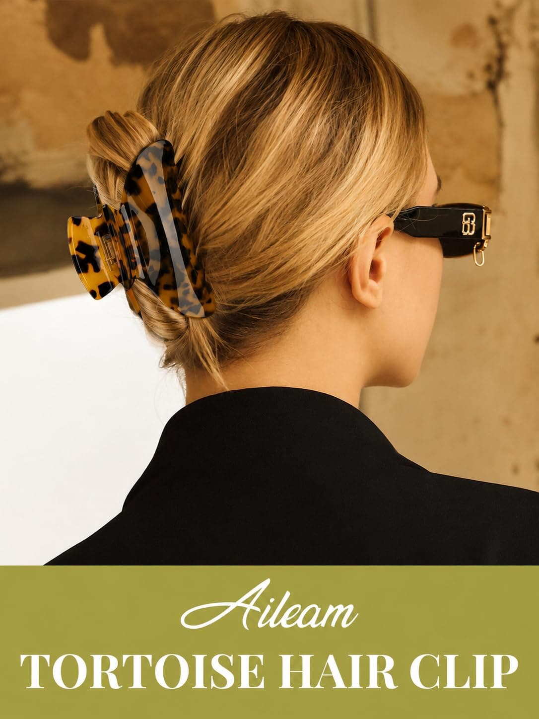 2 pinzas para el pelo plátano, diseño de carey de celuloide francés, barrettes de celuloide, estampado de leopardo, accesorios de moda para mujeres y niñas thumbnail 8