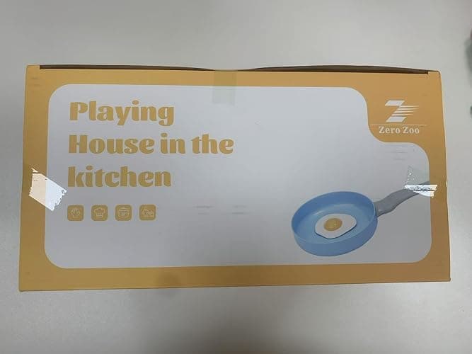 Zero Zoo 105Pcs Kids Kitchen Toy Accessories, Toddler Pretend BBQ Camping Cooking Playset, Play Pots, Pans, Utensils Cookware Toys, Play Food Set, Vegetables, Learning Gift for Girls Boys thumbnail 13