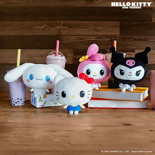 Teeturtle Cloudheads Cinnamoroll Plush - 5-Inch Official Sanrio Stuffed Animal with Embroidered Details - Soft Cuddly Plush Toys for Kids, Teens, and Adults thumbnail 4