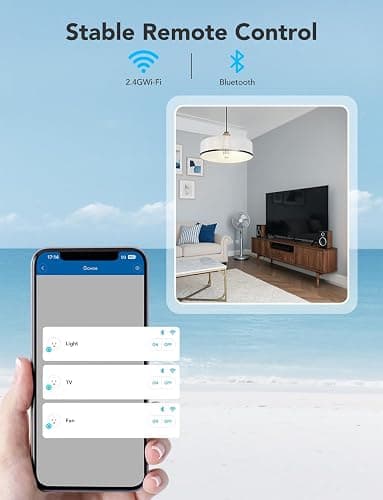 Govee Smart Plug, WiFi Plugs Work with Alexa & Google Assistant, Smart Outlet with Timer & Group Controller, WiFi Outlet for Home, No Hub Required, ETL & FCC Certified, 2.4G WiFi Only, 4 Pack thumbnail 6