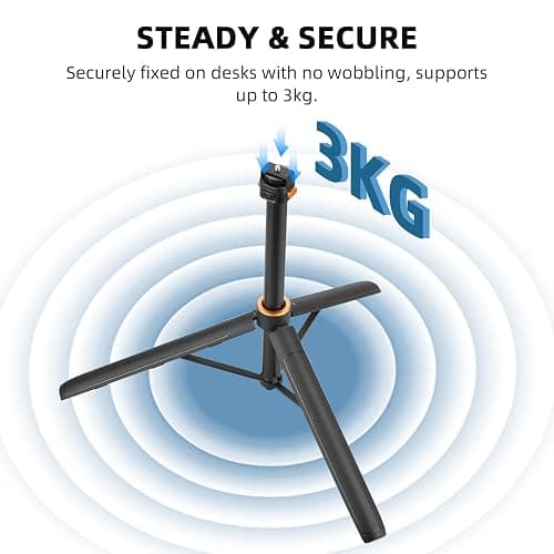 163CM Pocket 3 Selfiestick Stativ für Actionkameras, verlängerbare Halterung mit Schnellwechsel 1/4'' Schraube für Vlogs, für Gopro, für DJI Osmo Action 5 Pro 4 3, Insta360 X4 und AKASO DSLR Zubehör thumbnail 8
