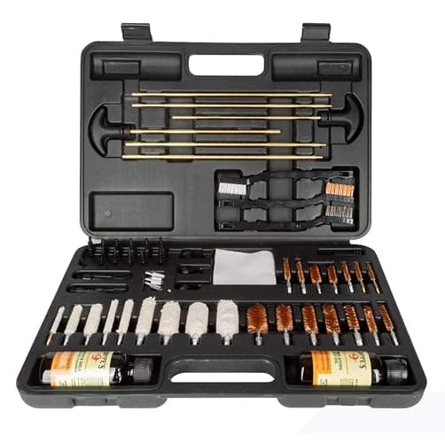 Hoppe's Deluxe Gun Cleaning Kit, 62 Piece Cleaning Kit with Oil, Brushes, Rods and More thumbnail 4