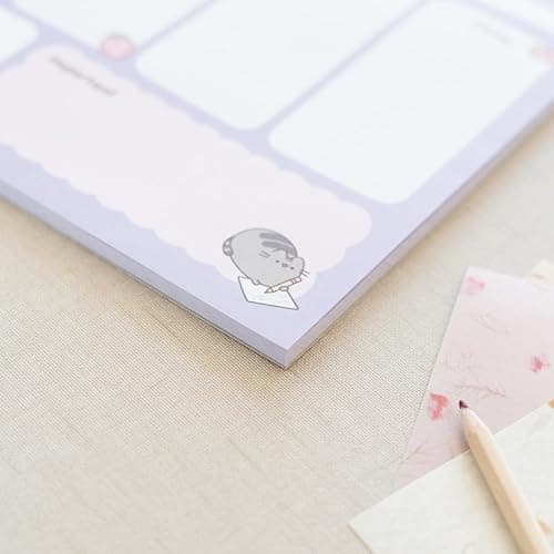 Grupo Erik Pusheen To Do List Notepad A4 54 Sheets, Pusheen Gifts | Pusheen stuff, 90 gsm paper, daily weekly planner, ADHD planner pad, improve productivity, task planner thumbnail 5