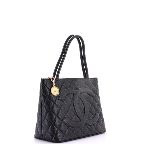 Chanel, Pre-Loved Medallion Tote, Black thumbnail 3