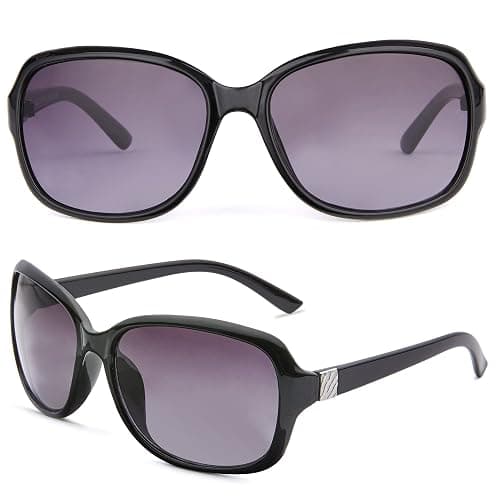 Madison Avenue 2 Pack Classic Vintage Sunglasses for Women, Fashion Sun Glasses with UV400 Protection thumbnail 4