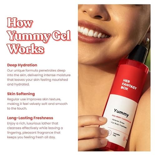 Her Fantasy Box Yummy & Refresh pH Balancing Shower Gel | Two Pack Wash | Gentle, Moisturizing & Nourishing Feminine Hygiene Duo for Daily Freshness, Odor Control & Skin Care (8 oz Each) thumbnail 5