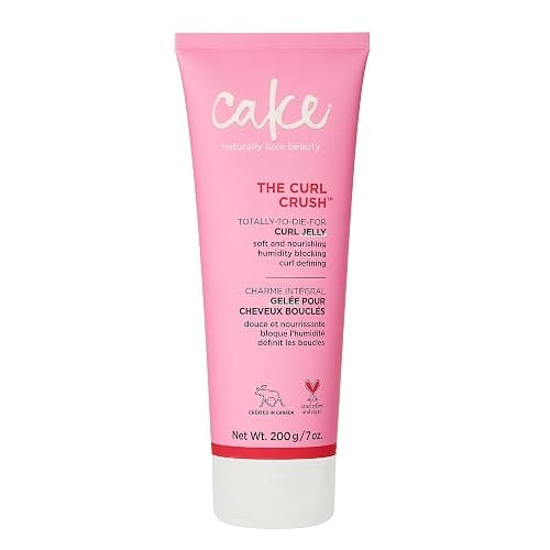 Cake Beauty Curl Jelly, The Curl Crush – Moisturizes & Nourishes Curls - Lightweight for Soft Hold & Shiny Finish - Humidity Blocking For Frizz Control - For Curly Hair- 7 oz / 200g - Image 1