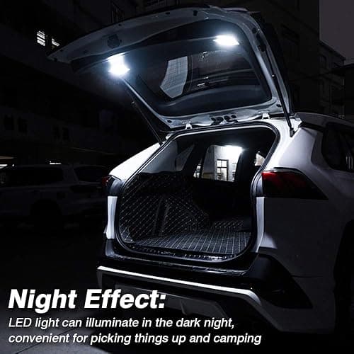 Powerty LED Lights for Toyota RAV4 2022-2024 2025 Accessories Cargo Lamps Decorative Atmosphere Lamp Trunk Ceiling Lighting 2 PCS thumbnail 3