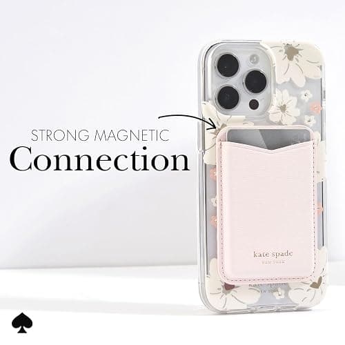 kate spade new york Magnetic Wallet/Card Holder - Compatible with MagSafe Phones and Cases - Pale Dogwood thumbnail 6