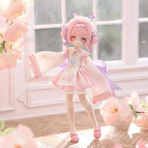 CALEMBOU BJD Blind Box, 1/12 Meki Creaters's Essence Series 16cm Ball Jointed Doll, Cute Dress Up Doll with Joints, Collection Action Figure for Birthday Christmas thumbnail 2