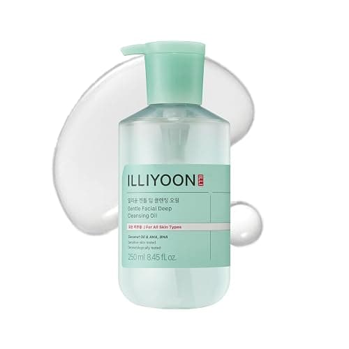 Illiyoon Gentle Deep Cleansing Oil | Lightweight Facial Cleanser with Coconut Oil & AHA/BHA for Makeup, Fragrance-Free, Sebum & Blackhead Removal, Korean Skin Care, 8.45 fl.oz. - Image 1