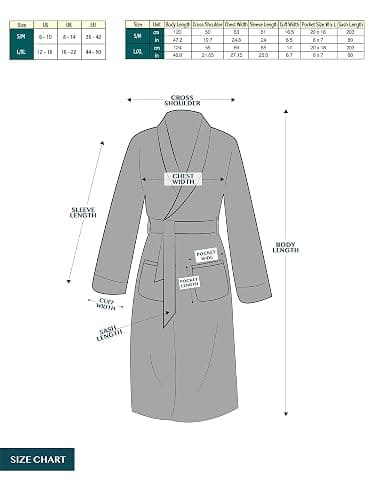 PAVILIA Women Plush Fleece Robe, Soft Textured Bathrobe, Lady Cozy Spa Long Robe thumbnail 6