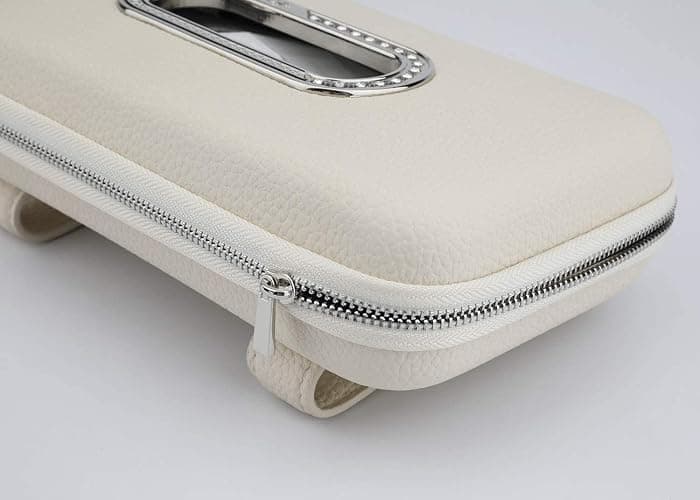 Cartisen Car Tissue Holder, Sun Visor Napkin Holder, Car Visor Tissue Holder, Luxury PU Leather Backseat Tissue Case Holder (Beige) thumbnail 6