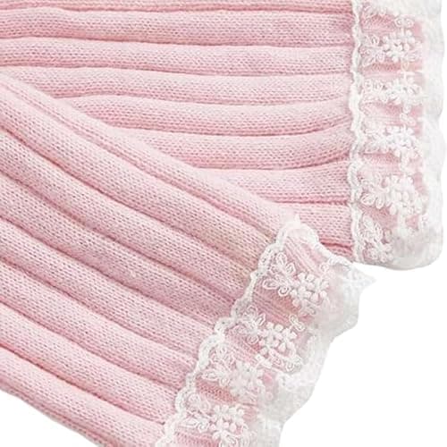Women Off Shoulder Sweater Top Y2K Aesthetic Long Sleeve Lace Trim Knit Pullover Sweater Cutecore Kawaii Clothes thumbnail 4