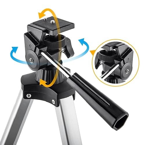 Gskyer Telescope, 70mm Aperture 400mm AZ Mount Astronomical Refracting Telescope for Kids Beginners - Travel Telescope with Carry Bag, Phone Adapter and Wireless Remote. thumbnail 4