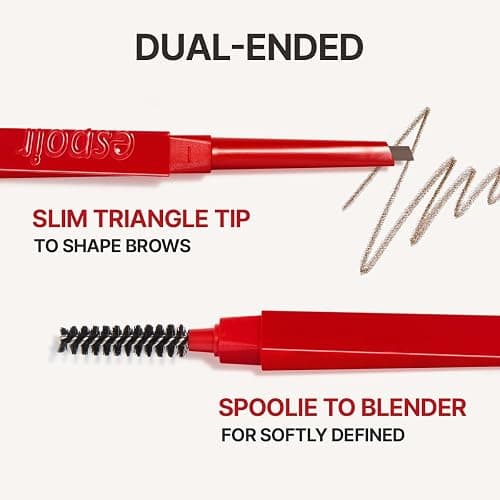 Espoir The Brow Balance Pencil #5 Light Brown | Eye Brow Pencil Quick and Easy to Draw without Clumping with Slim Triangle Shape| A Detailed and Rich Eyebrow Texture | Korean Eyebrow Makeup thumbnail 6